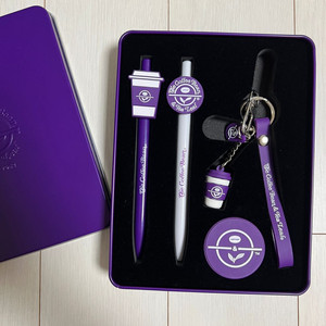 [새상품] 커피빈 볼펜(2P), 키링, 그립톡 세트