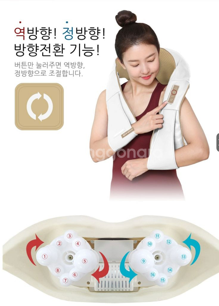 새상품) 목,어깨,발 안마기 더 럭셔리 바디케어--8