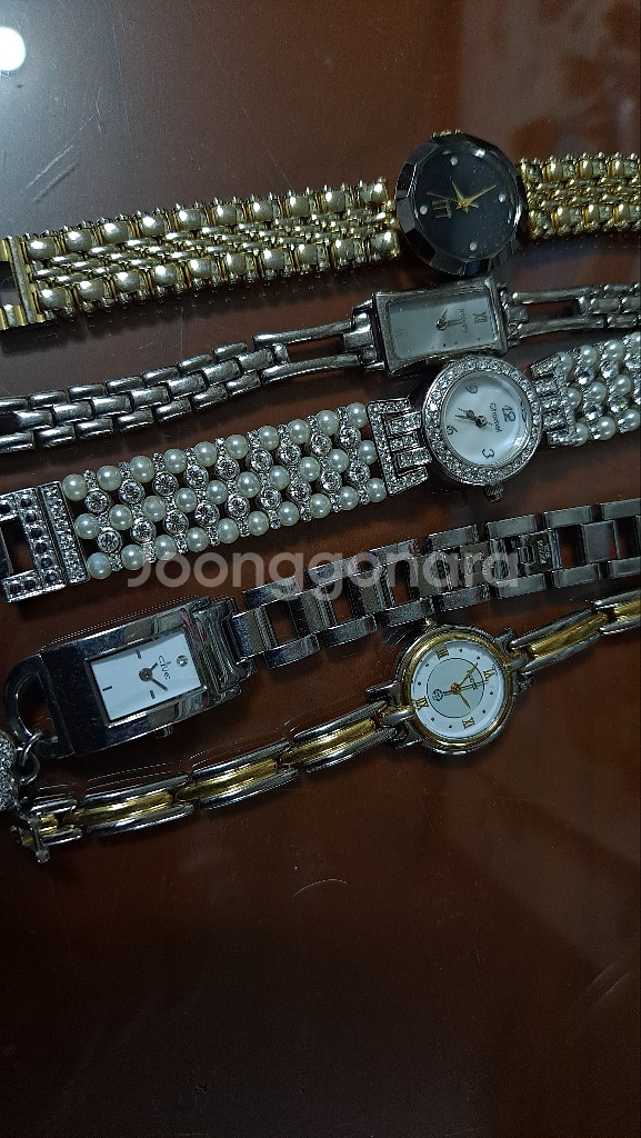 여자시계 5개--5
