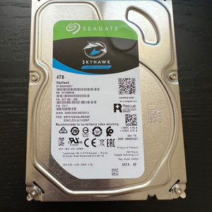 Segate 4TB Sata HDD 중고