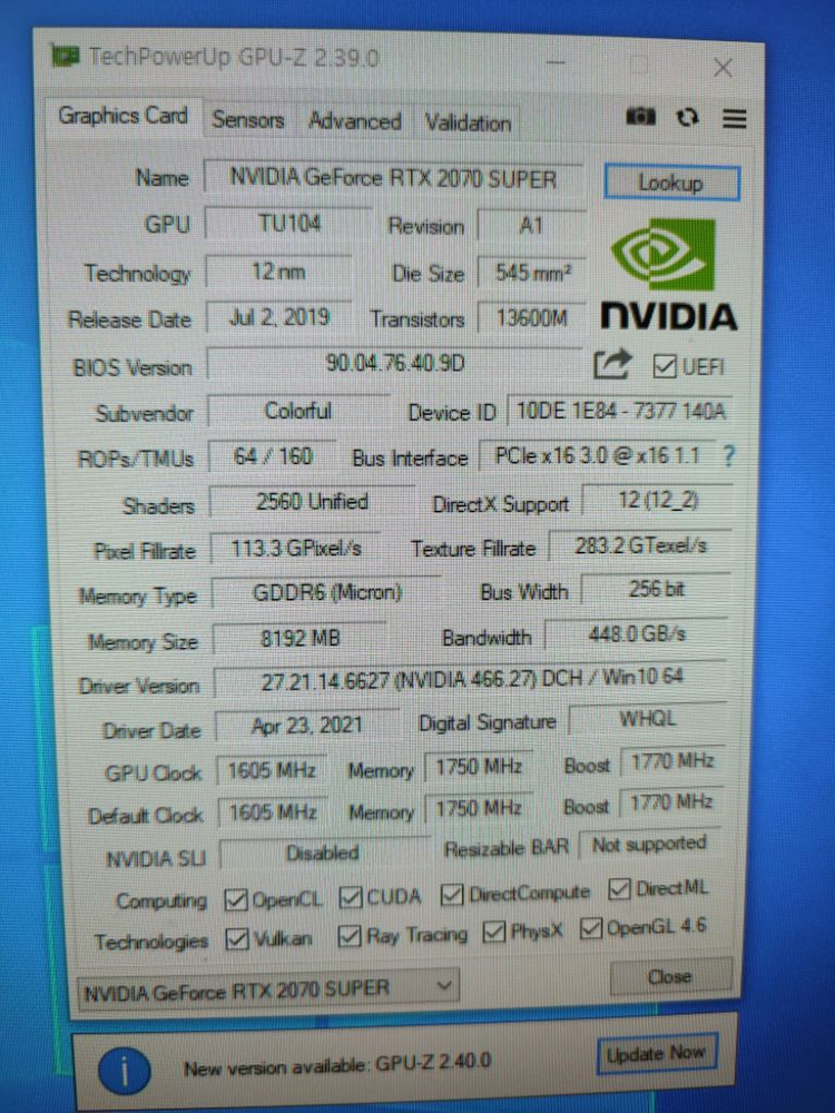 [서울]RTX2070super 2070s 2070슈퍼--8