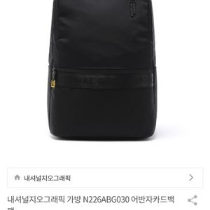 내셔지오그래픽 백팩