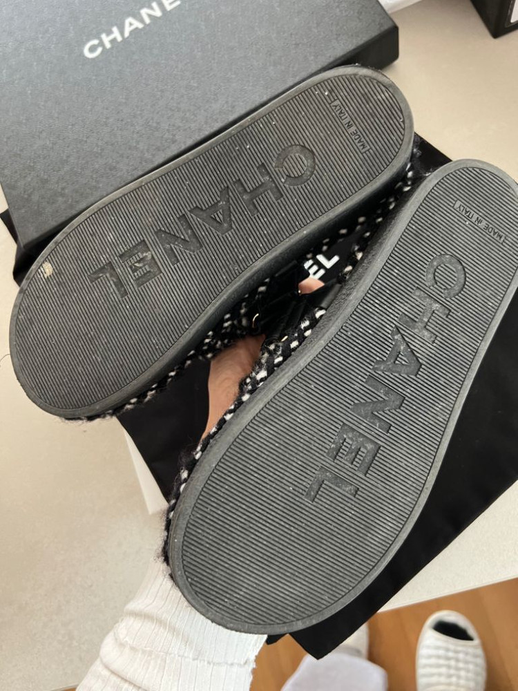 샤넬 로프 뮬--2