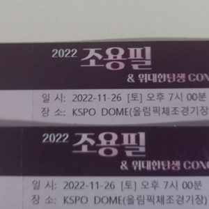 조용필 콘서트 VIP (11/26)