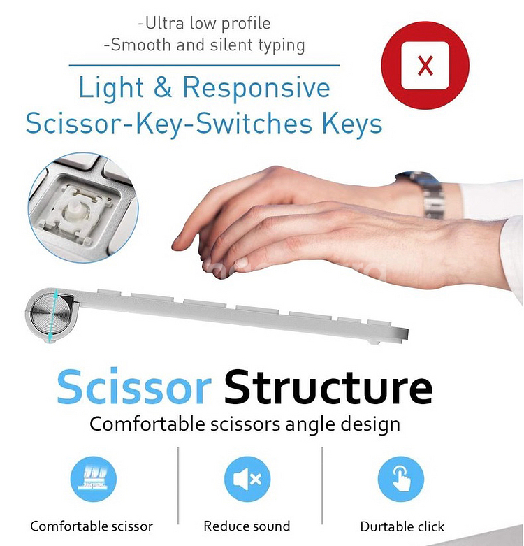 무선 어 키보드 마우스 울트라 슬림--3