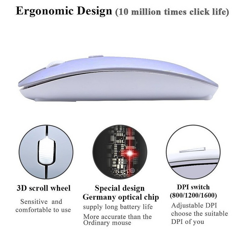 무선 어 키보드 마우스 울트라 슬림--2