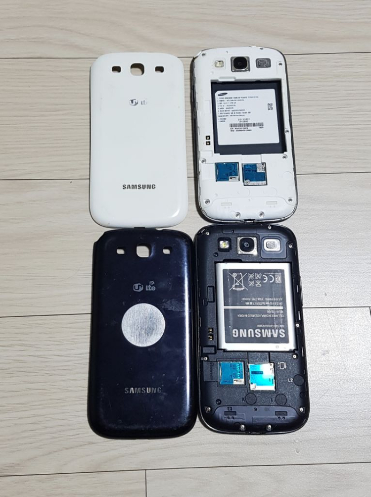 정품)상태양호)1+1)삼성갤럭시S3핸드폰 이미지