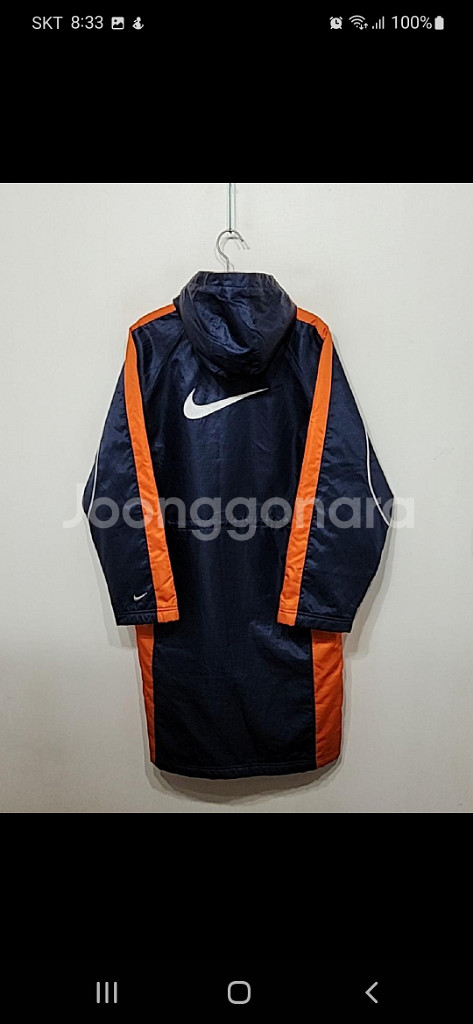 (M) 나이키 돕바 점퍼 스우시 후드파카 안감털 누빔--5