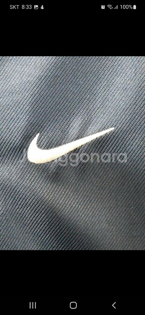 (M) 나이키 돕바 점퍼 스우시 후드파카 안감털 누빔--3