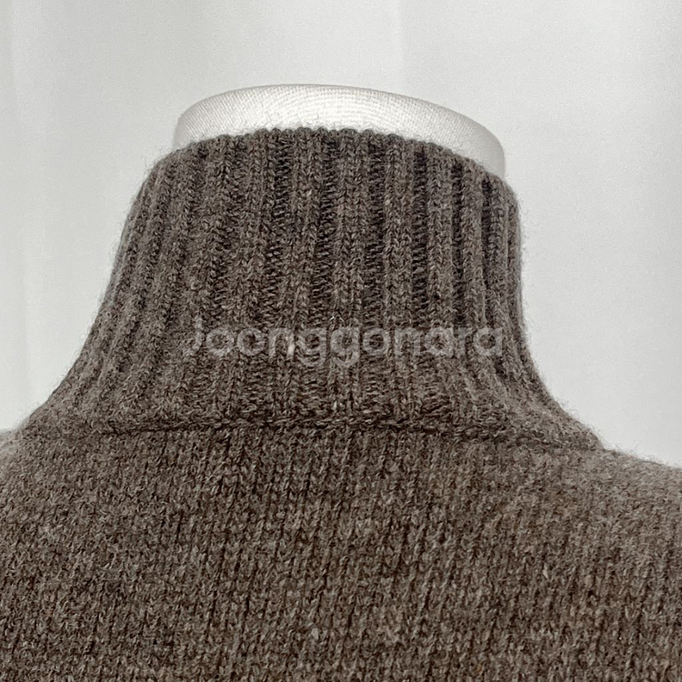 울 소재 언발 랩 니트 조끼--2