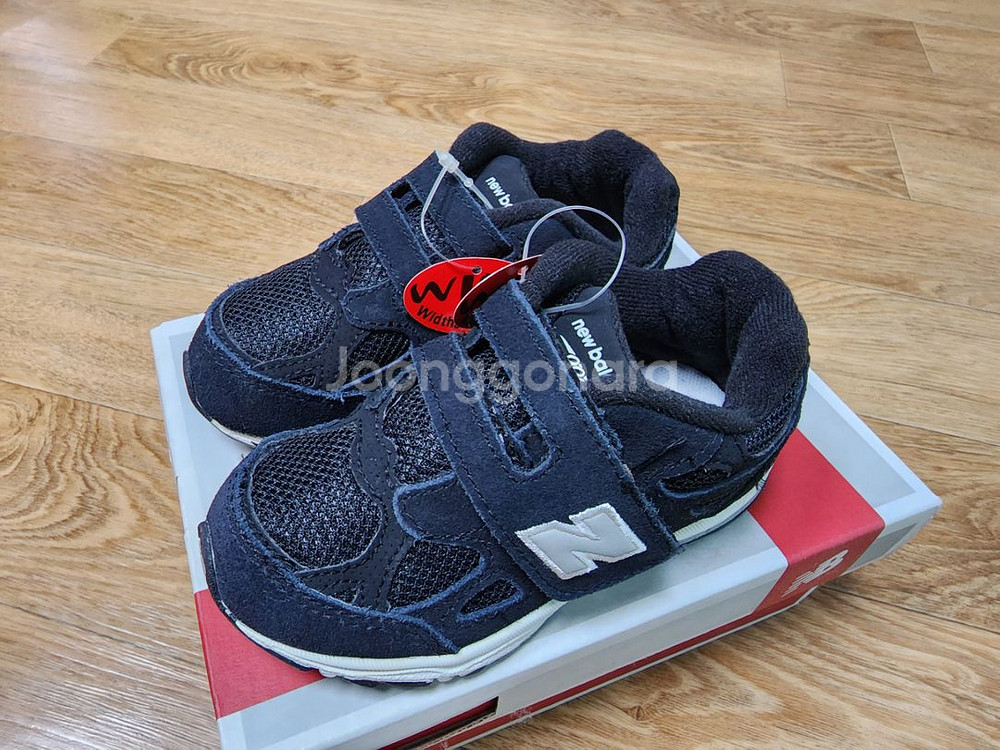새상품)뉴발란스키즈 990 블랙, 그레이 155--2