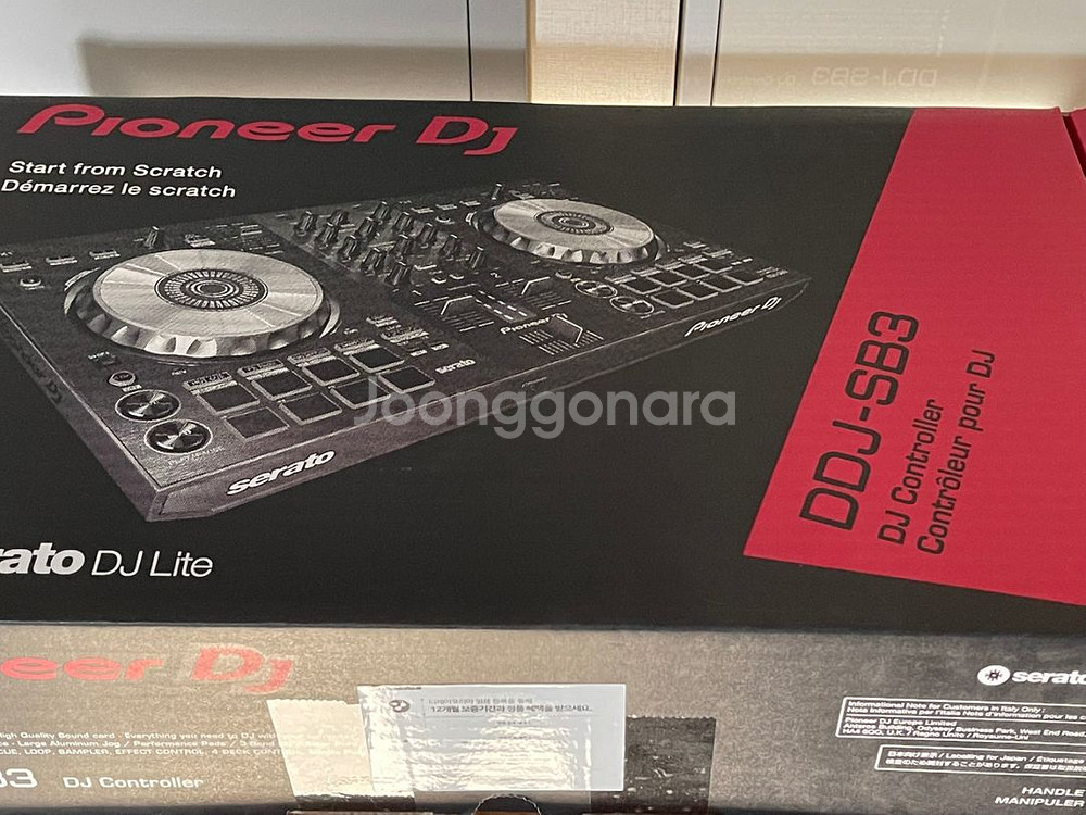한번도 사용하지않은 파이오니아 DDJ-SB3 판매합니다--0