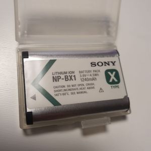 소니 정품SONY NP-BX1 배터리미사용, 케이스포함