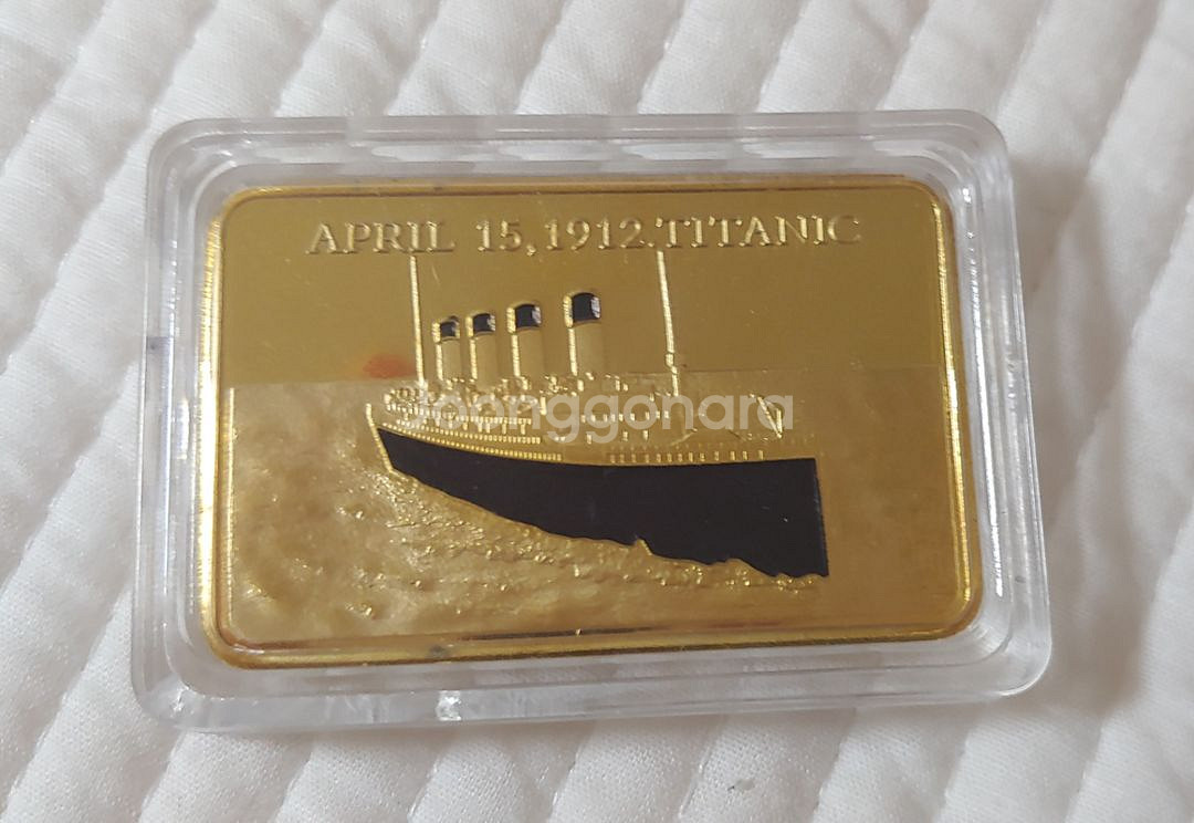 1912 타이타닉 골드바 레플리카--0