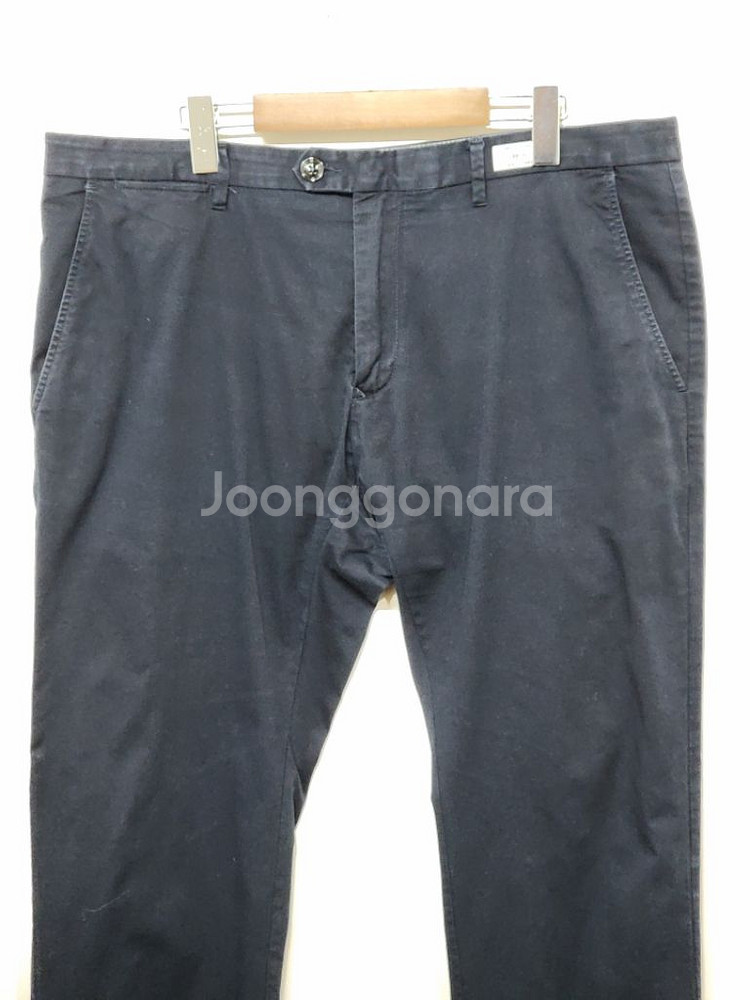타미힐피거 빅사이즈 면바지 네이비 스판 치노팬츠--1