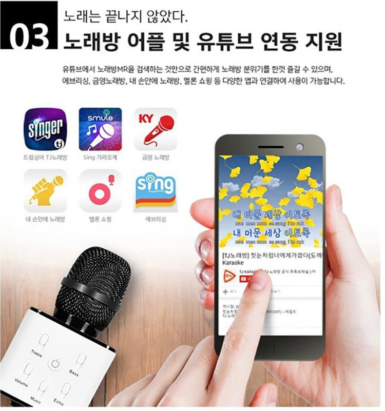 로이체 무선 블루투스 마이크 파우치 뮤지스 미러--2