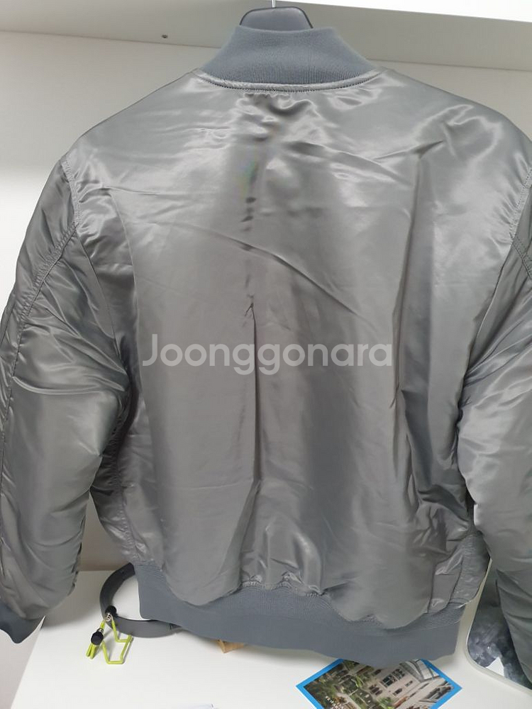 [L]새상품)자바나스 205 MA-1 메탈그레이패딩마원--2
