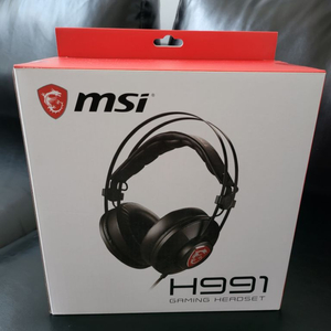 msi h991 헤드셋 신품 팔아요