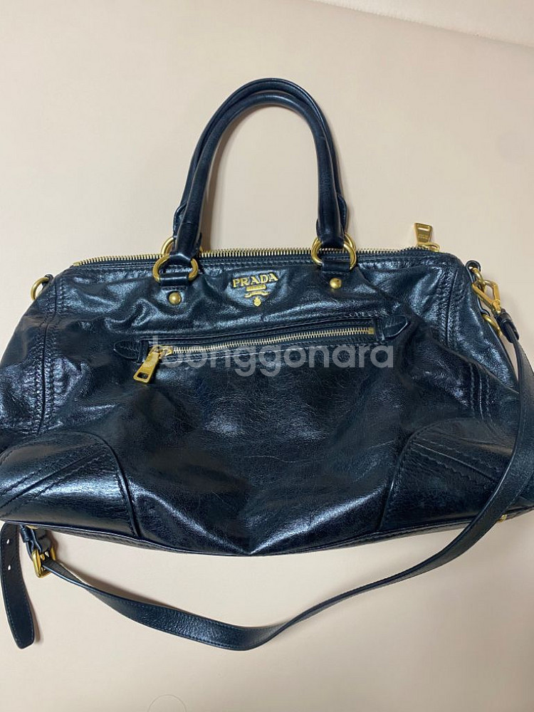 정품 프라다 토트백--2