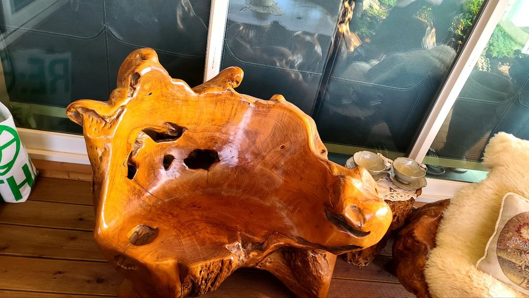 고목뿌리탁자셋트--1