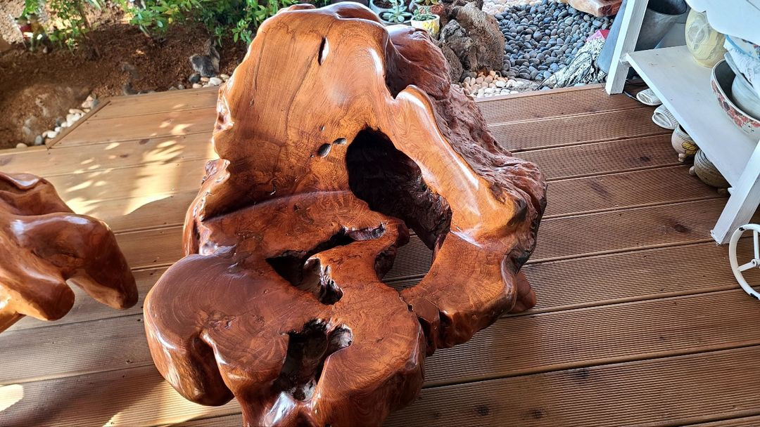 고목뿌리탁자셋트--2