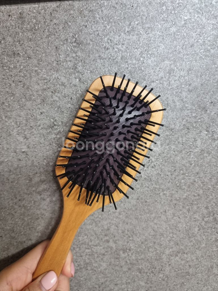 헤어브러쉬 우드브러쉬 롤브러쉬 머리끈100개 새상품--2