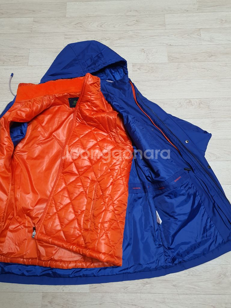 100 라코스테 패딩 점퍼 남100사이즈 깨끗해요--6