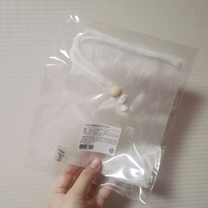 샤워볼 겸용 주머니 파우치