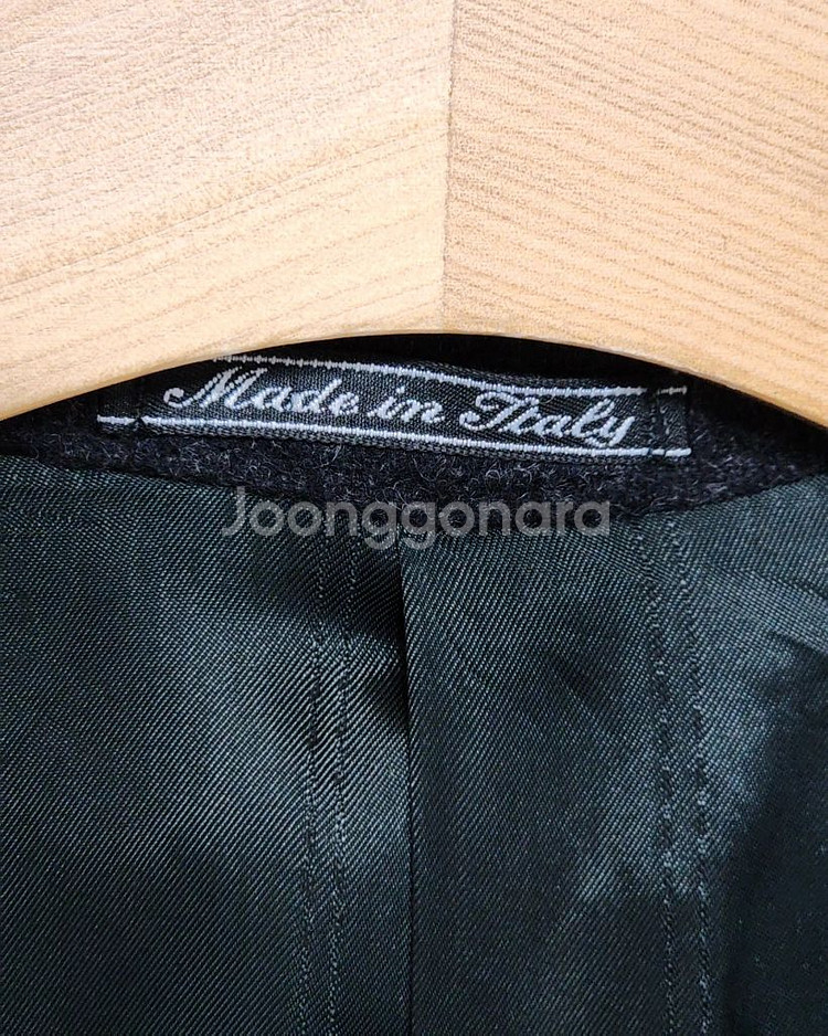 (XL)베르사체 모직코트 차콜 캐시미어 체스터 울코트--2