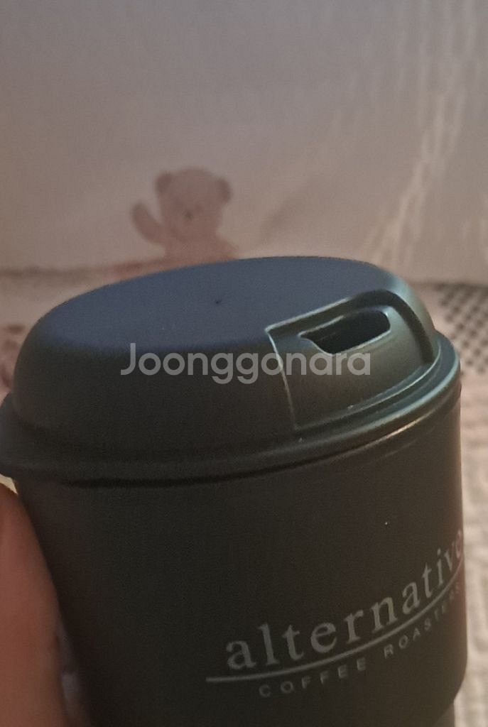 블랙 마카롱 텀블러--1