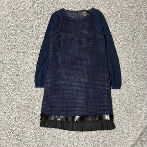 오즈세컨 트위드 시퀸 원피스