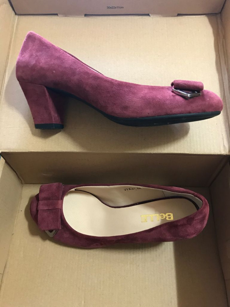 보라색구두 230 새상품급 이미지