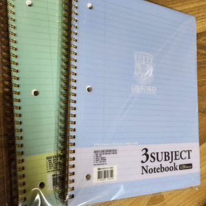 3 subject notebook