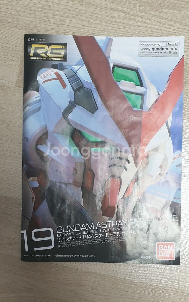 rg 건담 어스트레이 레드프레임 데칼,설명서 팝니다--2
