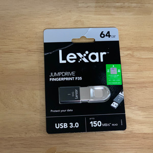 렉사 F35 지문 보안 USB 메모리 64기가
