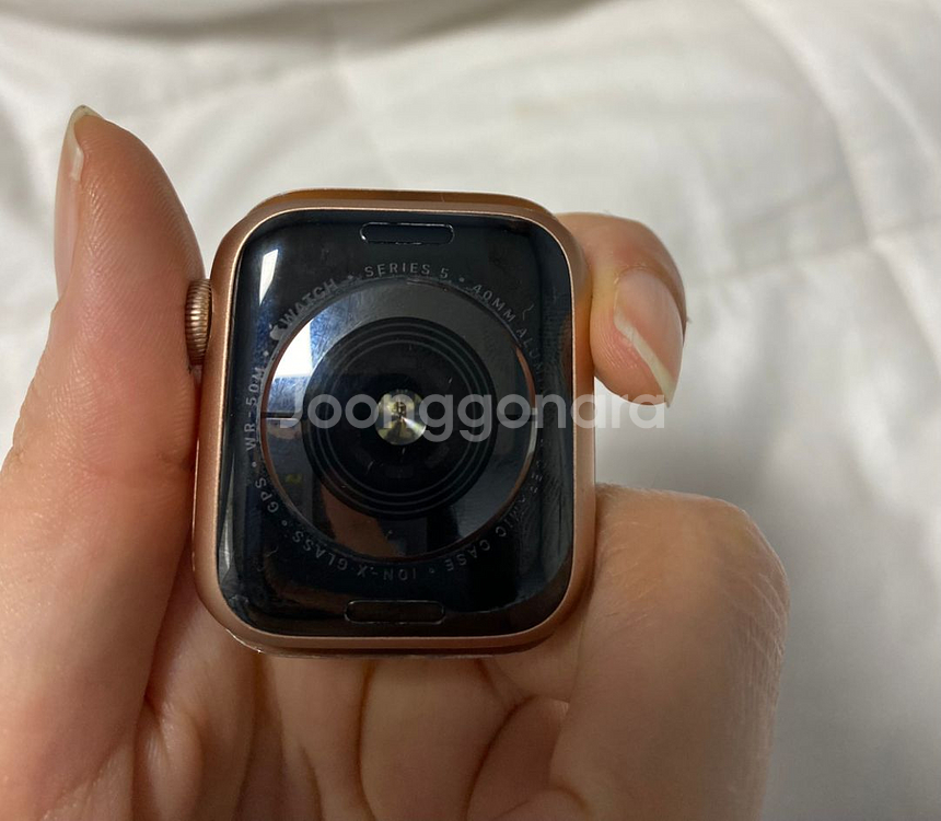 애플워치5 40 로즈골드 40mm--3