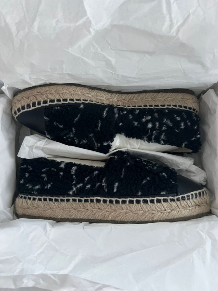 샤넬 트위드 에스파듀--3