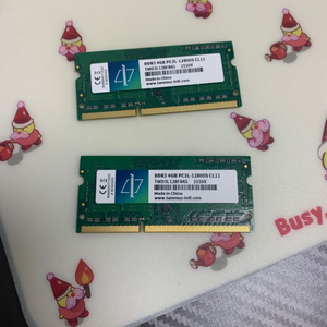 ddr3 4g 노트북용 2개