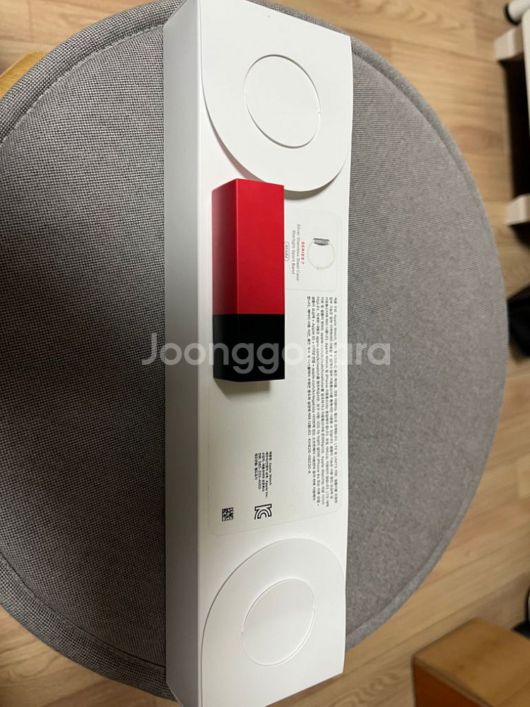 애플워치7 45mm 실버 스테인리스 GPS+셀룰러--1
