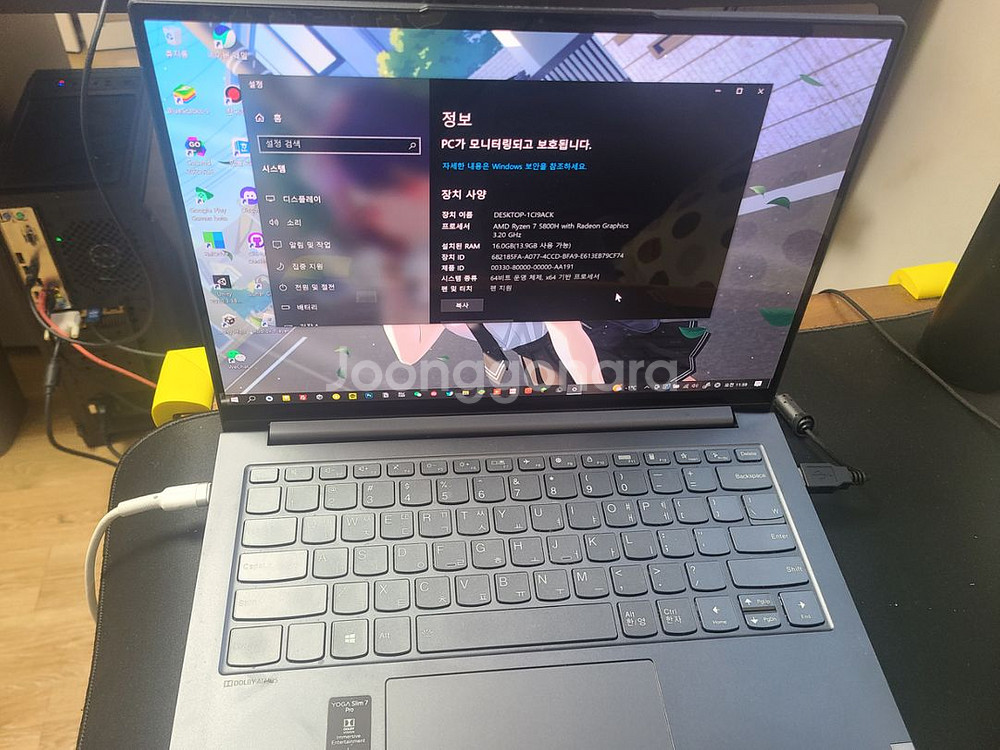 라이젠7 OLED 최고급 프리미엄 노트북 + CK백팩--0