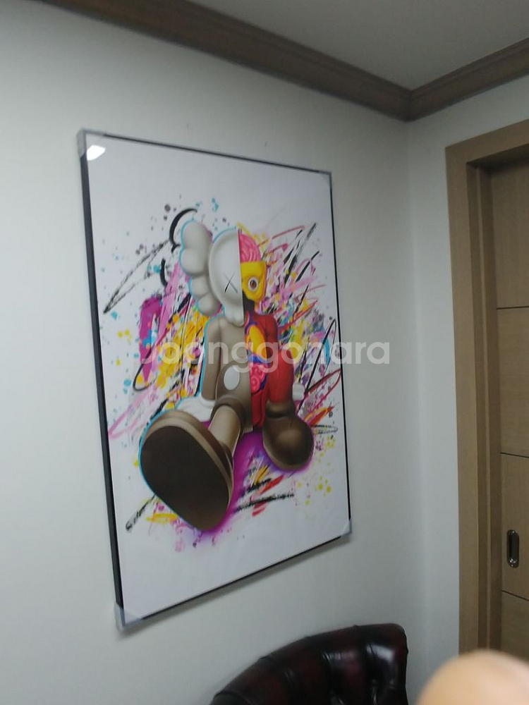 카우스 베어브릭 브릭비어 대형 그림 액자 인테리어 소품--2