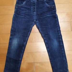 모다까리나 여아 기모 청바지 120