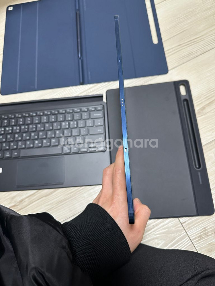 갤럭시텝s7+ 미스틱 블루 512G 5G 팝니다--4