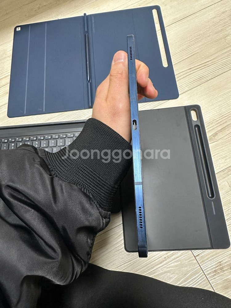 갤럭시텝s7+ 미스틱 블루 512G 5G 팝니다--5