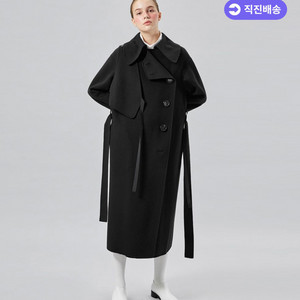 블리라벨 레이어 플랩 핸드메이드 울코트