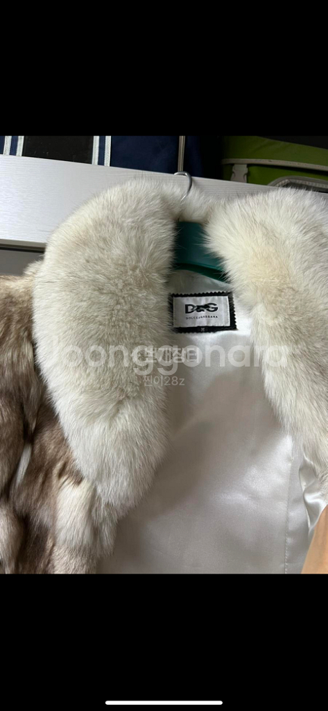 돌체앤가바나 100프로 여우털 무스탕--1