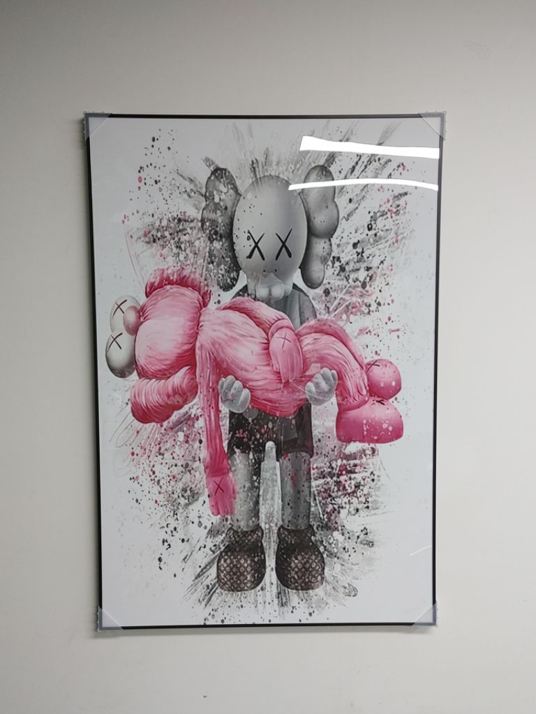 카우스 베어브릭 대형 그림 액자 팝아트 인테리어 소품