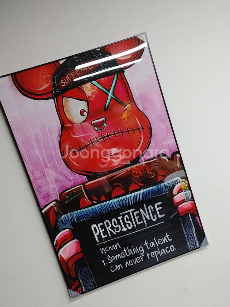 베어브릭 브릭베어 카우스 대형 그림 액자 인테리어 소품--1