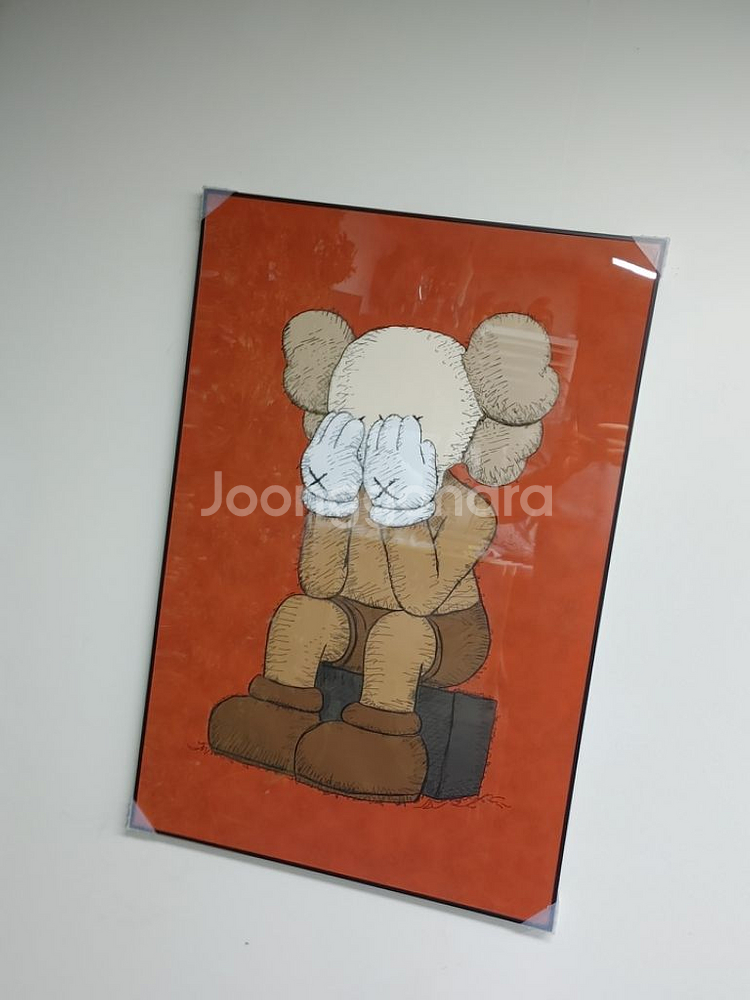 카우스 베어브릭 초대형 그림 액자 대형 인테리어 소품--2