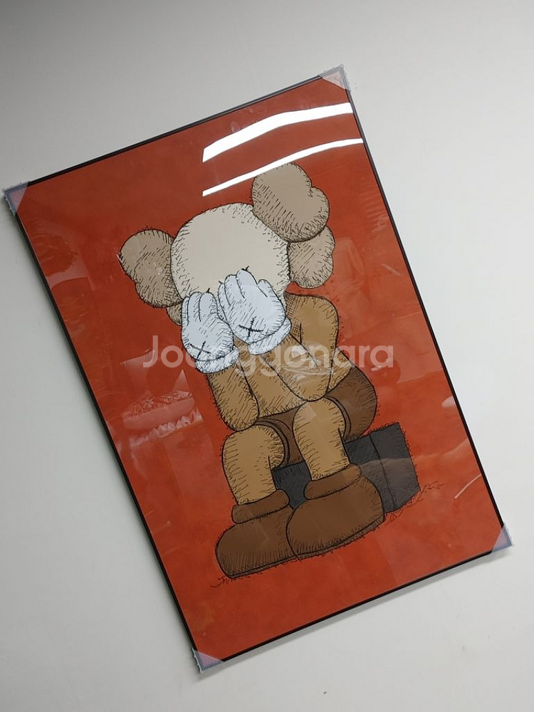 카우스 베어브릭 초대형 그림 액자 대형 인테리어 소품--3